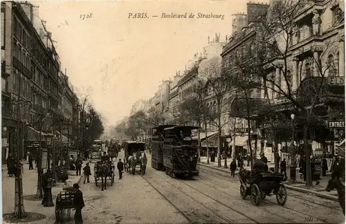 Paris - Boulevard de Strasbourg - Tramway -228672