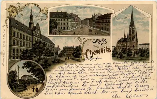 Gruss aus Chemnitz - Litho -226220