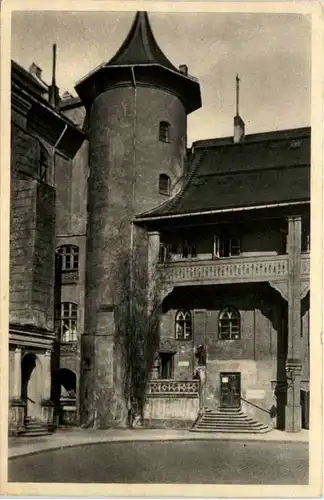 Königsberg - Nordwestecke im Schlosshof -227204