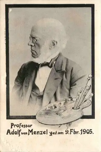 Proffessor Adolf von Menzel - Painter -228848