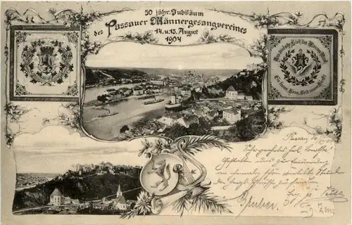 50 jähr. Jubiläum des Passauer Männergesangvereins 1904 -227844