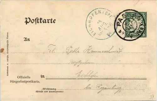 50 jähr. Jubiläum des Passauer Männergesangvereins 1904 -227844