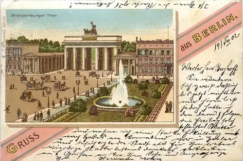 Gruss aus Berlin - Litho -228778