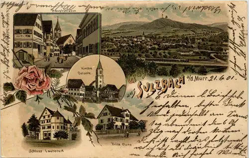 Gruss aus Sulzbach - Litho -228964