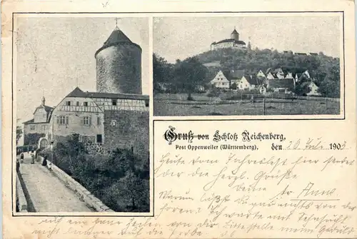 Gruss von schloss Reichenberg - Oppenweiler -229004