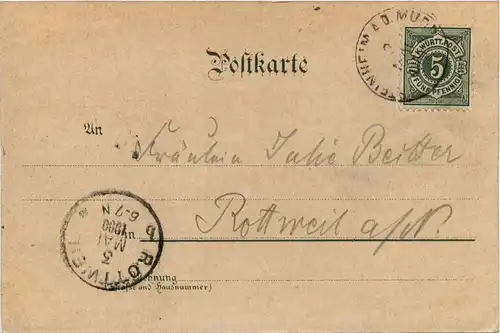 Gruss aus Oberstenfeld - Litho -229024