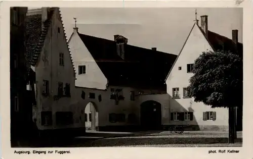 Augsburg - Eingang zur Fuggerei -267506