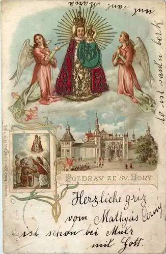 Pozdrav ze SV. Hory - Litho -229234