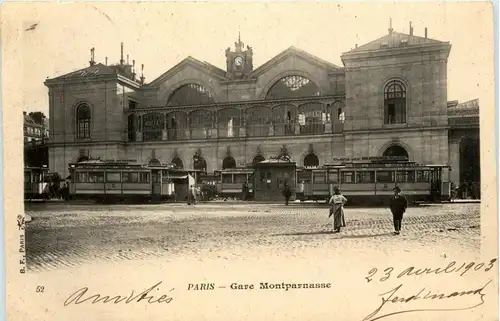 Paris - Gare Montparnasse - Tramway -228656