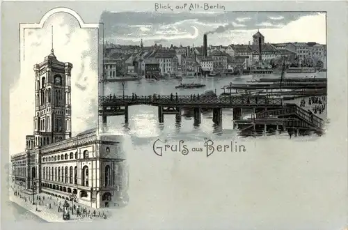 Gruss aus Berlin - Litho -229522