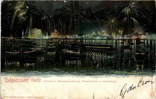 Düsseldorf - Gewerbeausstellung 1902 - Litho -229398