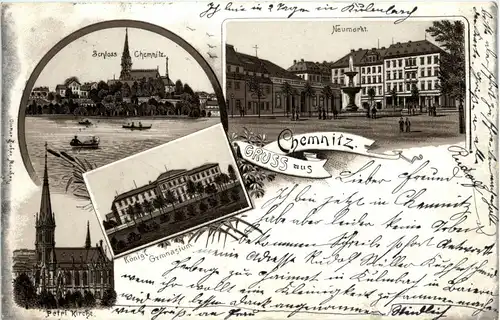 Gruss aus Chemnitz - Litho -228114