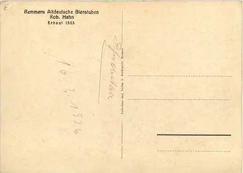 Bremen - Remmers Altdeutsche Bierstuben -227390