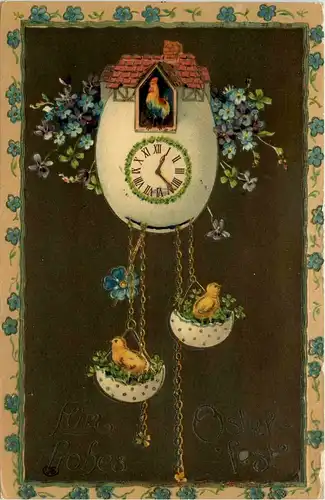 Ostern - Clock Uhr -227504