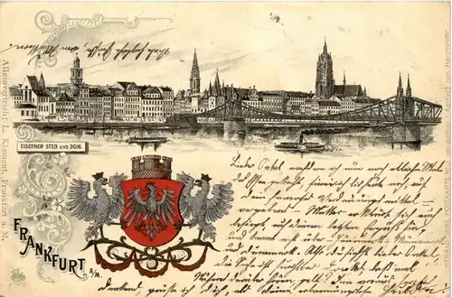 Gruss aus Frankfurt - Litho -229674