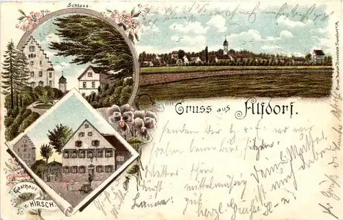 Gruss aus Alfdorf - Litho -229098