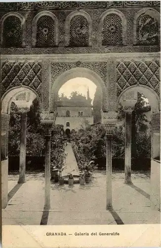 Granada - Galeria del Generalife -228408