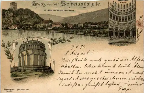 Gruss aus Kelheim - Litho -229816