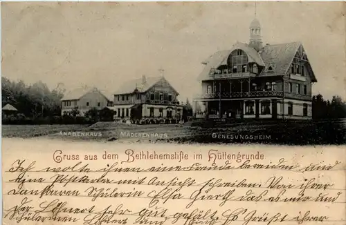 Gruss aus dem Bethlehemstifte im Hüttengrunde -230130