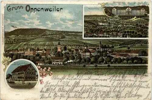 Grussaus Oppenweiler - Litho -229070