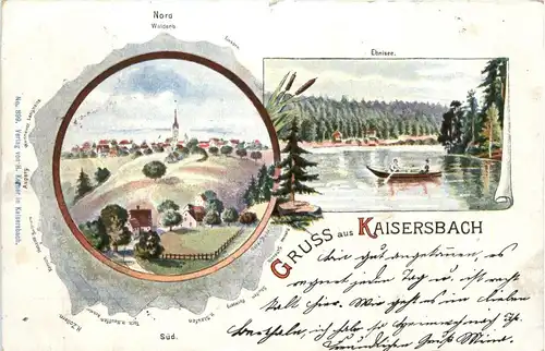 Gruss aus Kaisersbach - Litho -229092