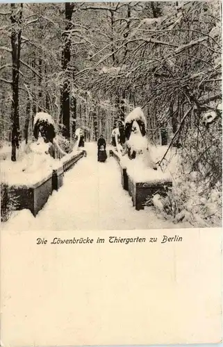 Berlin - Löwenbrücke im Thiergarten -229506