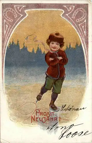 Neujahr - Eislaufen -229298