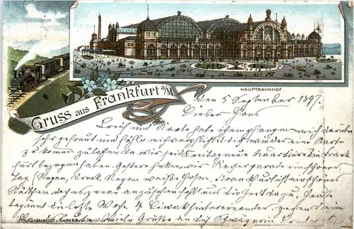 Gruss aus Frankfurt - Litho -229630