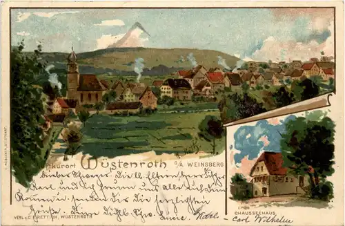 Gruss aus Wüstenroth - Litho -228982