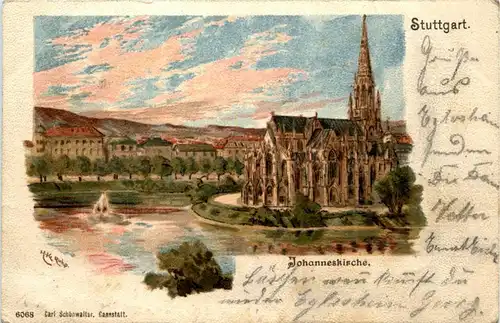 Stuttgart -Litho -229422