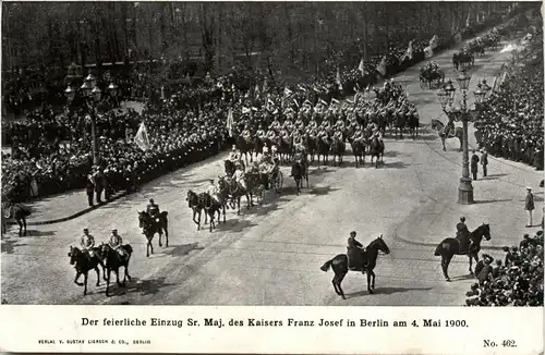 Berlin - Feierlicher Einzug Kaiser Franz Josef 1900 -229500