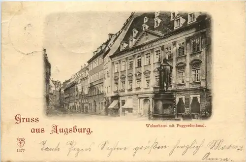 Gruss aus Augsburg - Welserhaus -229830