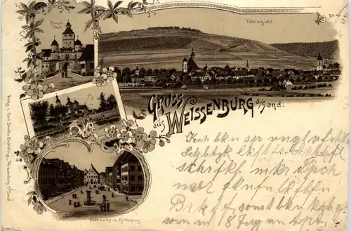 Gruss aus Weissenburg - Litho -229784