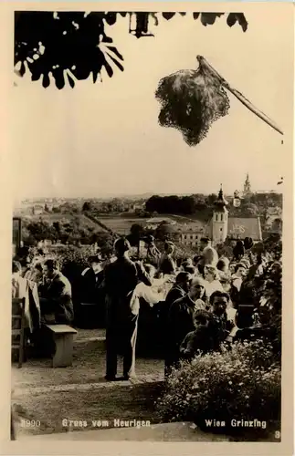 Wien Grinzing - Gruss vom Heurigen -228546