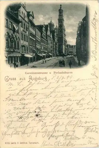 Gruss aus Augsburg - Carolinenstrasse -229822