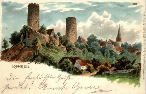 Kohren - Frohburg - Litho -230196