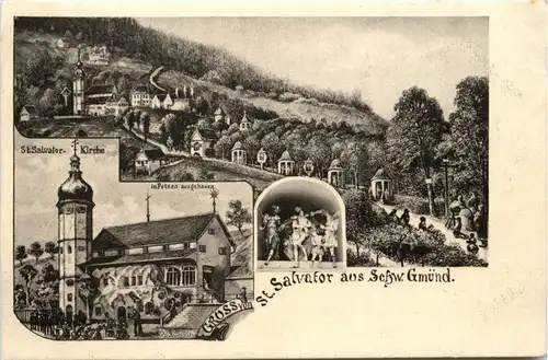 Gruss von St. Salvator aus schwäbisch Gmünd -228856