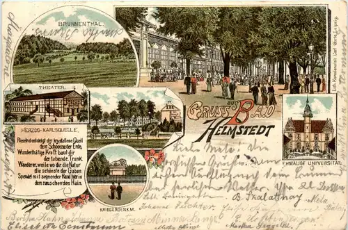 Gruss aus Bad Helmstedt - Litho -229716