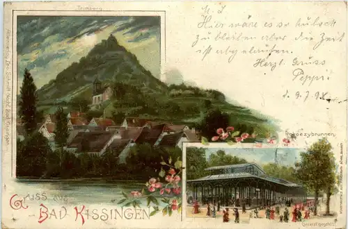 Gruss aus Bad Kissingen - Litho -229798