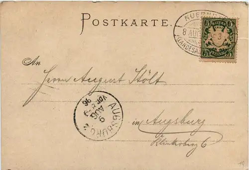 Landesaustellung Nürnberg 1896 mit Sonderstempel -229818