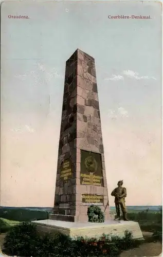 Graudenz - Courbiere Denkmal -231296