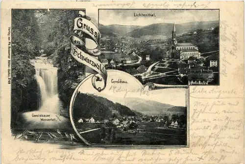 Gruss aus dem Schwarzwald - Lichtenthal - Geroldsau -230474