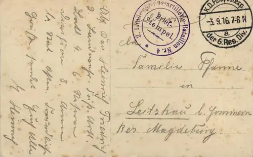 Schwefelbad in Kurland - Feldpost -231540