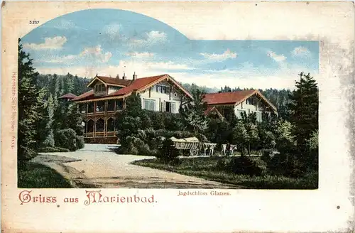 Gruss aus Marienbad - Jagdschloss Glatzen -231826