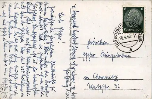 Hirschberg im Riesengebirge - Turmsteinbaude -231116