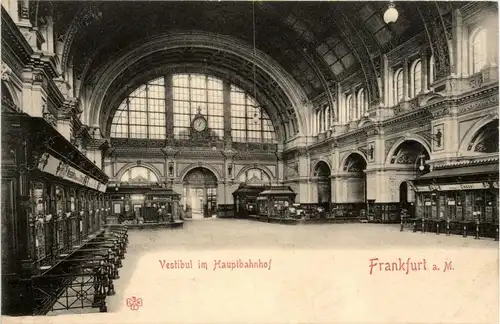 Gruss aus Frankfurt - Hauptbahnhof Vestibul -229654