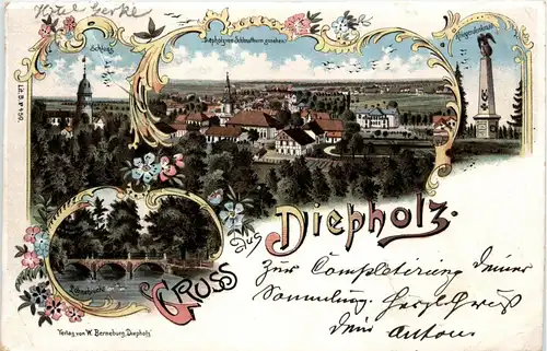 Gruss aus Diepholz - Litho -229732