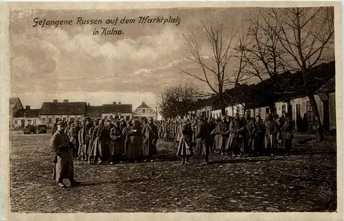 Kolno - Gefangene Russen auf dem Marktplatz -231364