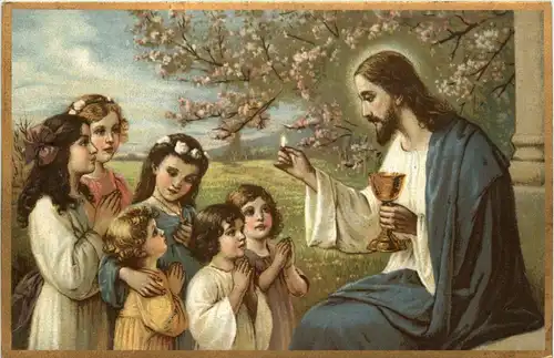 Jesus mit Kindern -262398