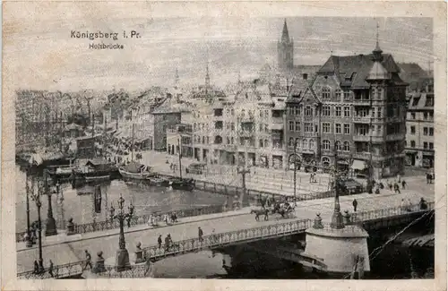 Königsberg - Holzbrücke -231844